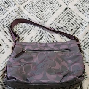 Purple Coach Purse